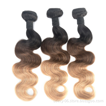 colored OMBRE raw brazilian wholesale bundle virgin hair vendors virgin  hair bundles ombre human hair bundles